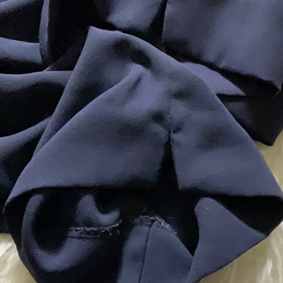 J. Crew Blue Jamie Pull On Pant with Elastic Waist Ankle Cropped - Picture 6 of 6